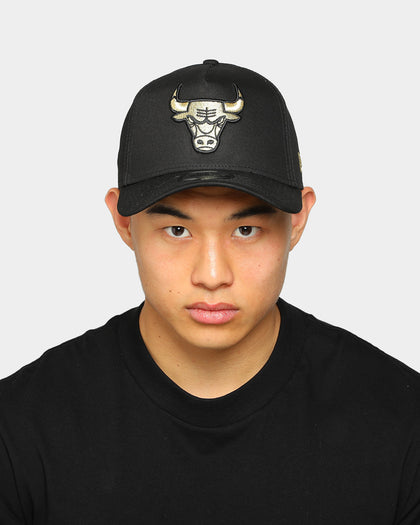 New Era Chicago Bulls 9FORTY A-Frame Snapback Black/Gold