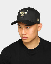 New Era Chicago Bulls 9FORTY A-Frame Snapback Black/Gold