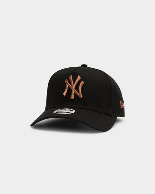 New Era Women's New York Yankees 9FORTY A-Frame Strapback Black/Rose Gold