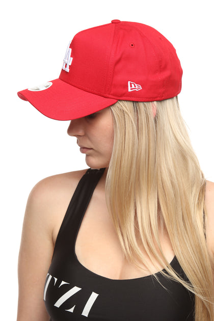 New Era Women's Los Angeles Dodgers 9FORTY A-Frame Strapback Scarlet/White