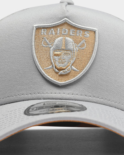 New Era Las Vegas Raiders 9FORTY A-Frame Snapback Grey/Wheat