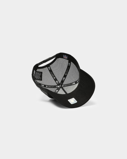 New Era Las Vegas Raiders 9FORTY A-Frame Trucker Snapback Black