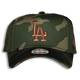 New Era Women's Los Angeles Dodgers 9Forty A-Frame Strapback Camo/Rose Gold