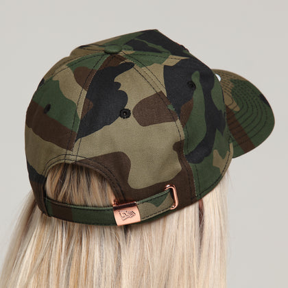 New Era Women's Los Angeles Dodgers 9Forty A-Frame Strapback Camo/Rose Gold