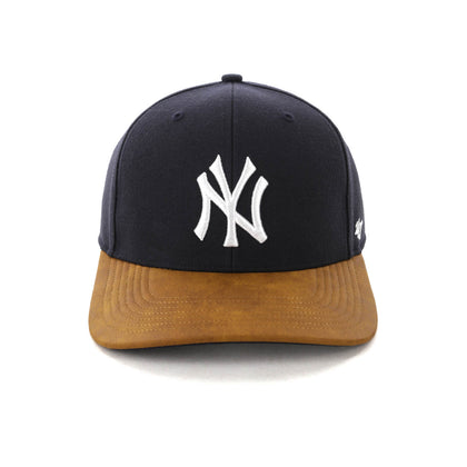47 Brand New York Yankees Tannery 2 Tone MVP DP Strapback Navy/Tan