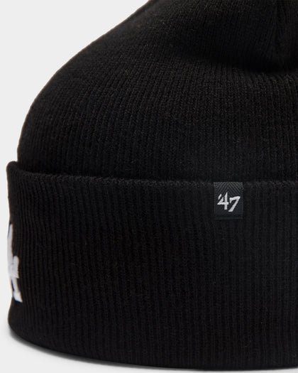 47 Brand Los Angeles Dodgers Haymaker Cuff Knit Beanie Black