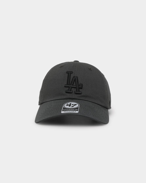 47 Brand Los Angeles Dodgers 47 Clean Up Strapback Charcoal