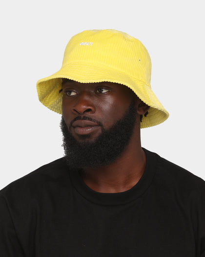 Obey Bold Cord Bucket Hat Butter