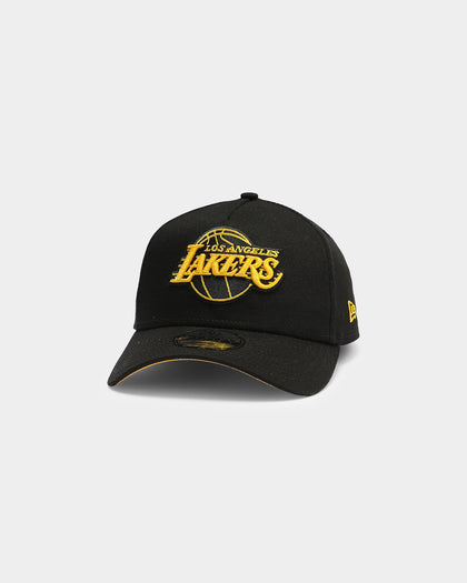 New Era Los Angeles Lakers 9FORTY A-Frame Snapback Black/Yellow