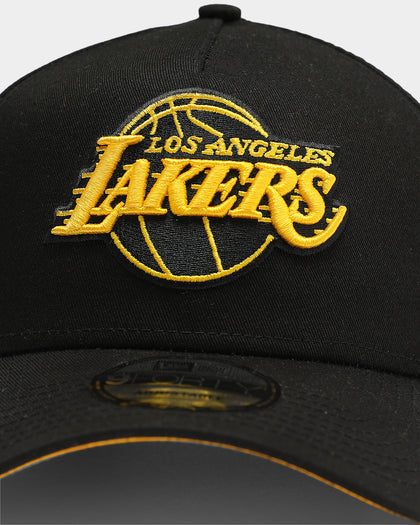 New Era Los Angeles Lakers 9FORTY A-Frame Snapback Black/Yellow