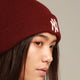New Era Women's New York Yankees 6Dart Cuff Knit Maroon