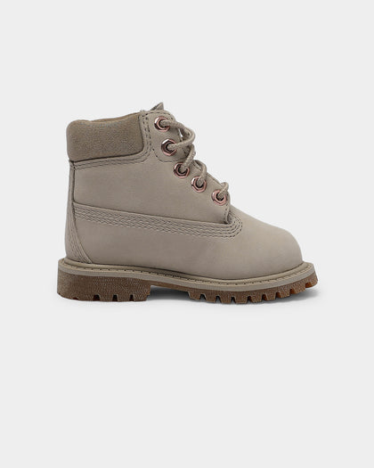 Timberland Kids 6" Premium Boot Light Taupe