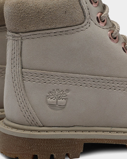 Timberland Kids 6" Premium Boot Light Taupe