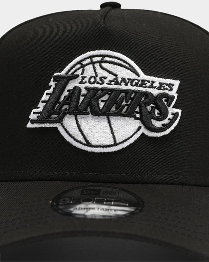 New Era Los Angeles Lakers 9FORTY K-Frame Snapback Black/White