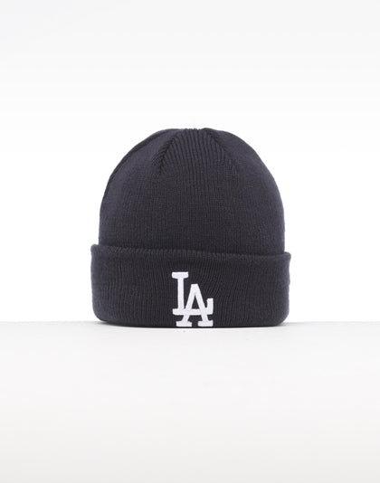 New Era Infant Los Angeles Dodgers 6 Dart Cuff Beanie Navy/White