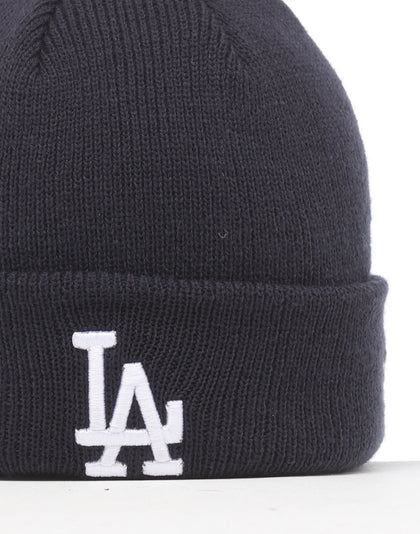 New Era Infant Los Angeles Dodgers 6 Dart Cuff Beanie Navy/White