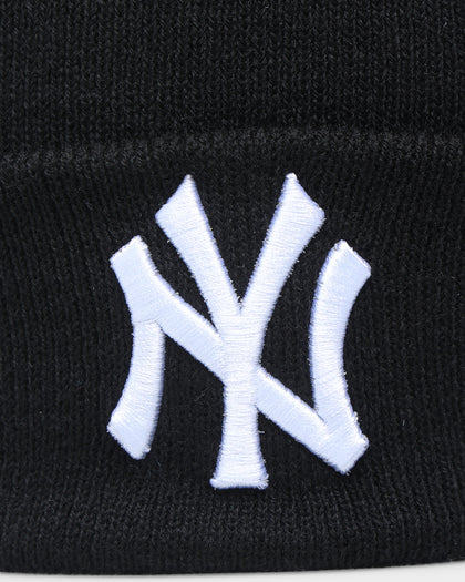 New Era New York Yankees 6 Dart Cuff Beanie Black/OTC