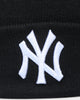 New Era New York Yankees 6 Dart Cuff Beanie Black/OTC