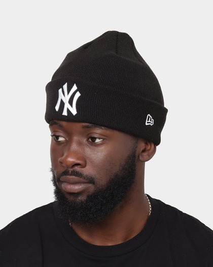 New Era New York Yankees 6 Dart Cuff Beanie Black/OTC