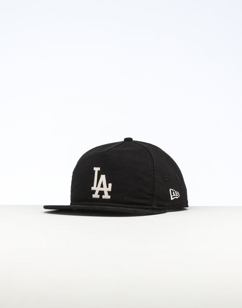 New Era Los Angeles Dodgers The Old Golfer Chainstitch Snapback Black/Ivory