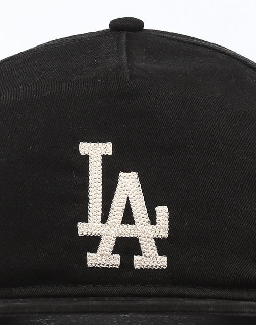 New Era Los Angeles Dodgers The Old Golfer Chainstitch Snapback Black/Ivory