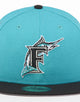 New Era X Swarovski Miami Marlins '97 59FIFTY Fitted Teal/Black