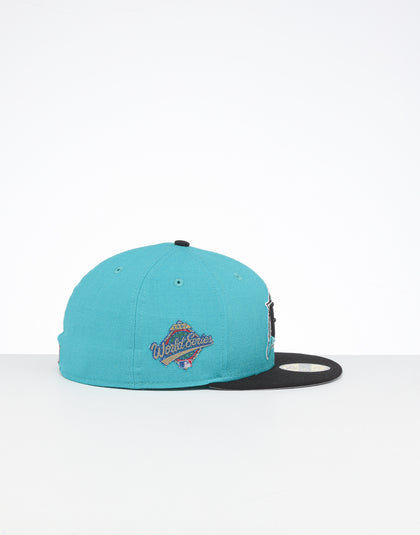New Era X Swarovski Miami Marlins '97 59FIFTY Fitted Teal/Black