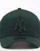 New Era New York Yankees 9FORTY A-Frame Snapback Dark Green/Stripe