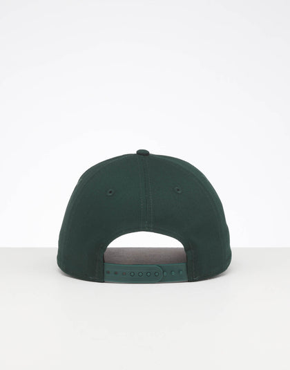 New Era New York Yankees 9FORTY A-Frame Snapback Dark Green/Stripe