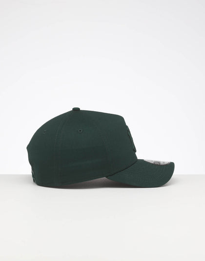 New Era New York Yankees 9FORTY A-Frame Snapback Dark Green/Stripe