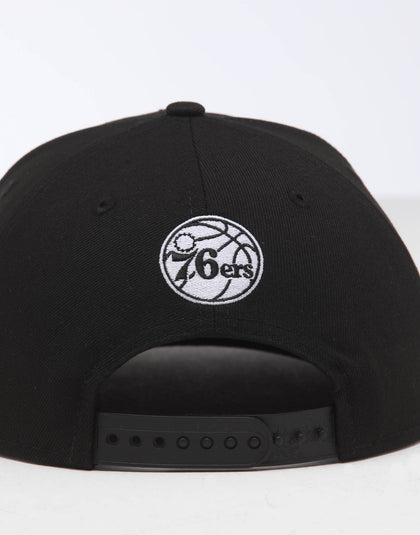 New Era Philadelphia 76ers 9FIFTY OF Scribble Snapback Black