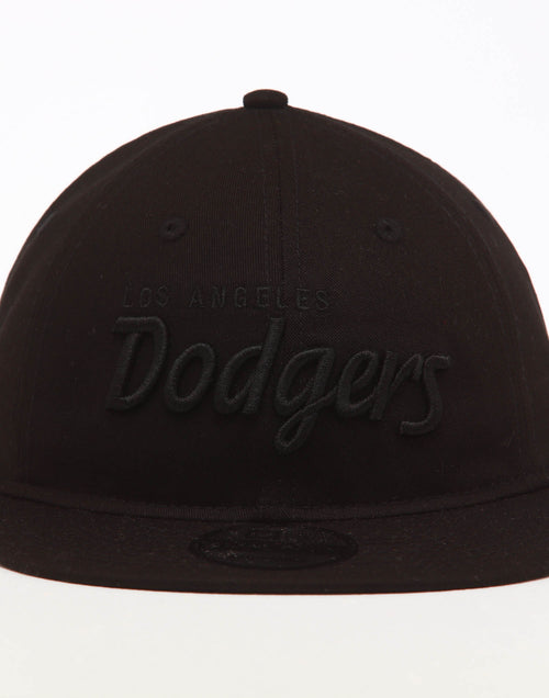 New Era Los Angeles Dodgers 9TWENTY FV Script Strapback Black/Tonal
