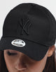 New Era Women's New York Yankees 9FORTY A-Frame Snapback Black/Navy Stripe