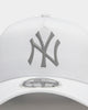 New Era New York Yankees 'Reflective Logo' 9FORTY A-Frame Snapback White/3M