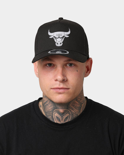 New Era Chicago Bulls 9FORTY A-Frame Reflective Logo Snapback Black/3M