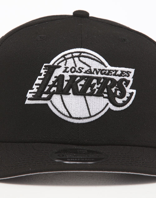 New Era Los Angeles Lakers 9FIFTY High Crown Precurved Snapback Black
