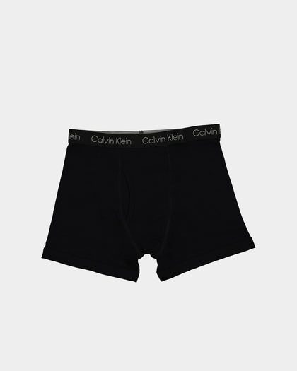 Calvin Klein Kids' Cotton 4 Pack Boxer Brief Black/Grey/White