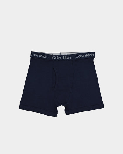 Calvin Klein Kids' Cotton 4 Pack Boxer Brief Black/Grey/White