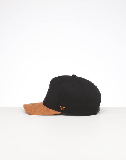 47 Brand Anaheim Ducks MVP DV Ultra Suede Snapback Black/Tan