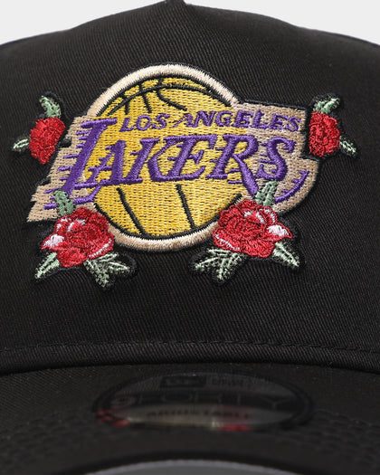 New Era Los Angeles Lakers 'Floral Logo' 9FORTY K-Frame Snapback Black/Floral