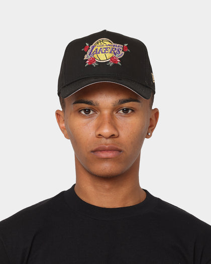 New Era Los Angeles Lakers 'Floral Logo' 9FORTY K-Frame Snapback Black/Floral