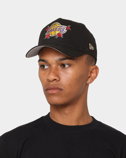 New Era Los Angeles Lakers 'Floral Logo' 9FORTY K-Frame Snapback Black/Floral