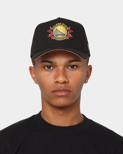 New Era Golden State Warriors 'Floral Logo' 9FORTY K-Frame Snapback Black/Floral