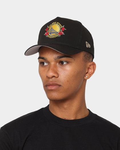 New Era Golden State Warriors 'Floral Logo' 9FORTY K-Frame Snapback Black/Floral