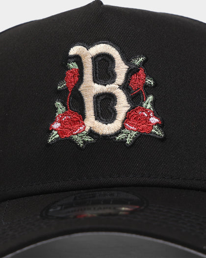 New Era Boston Red Sox 'Floral Logo' 9FORTY K-Frame Snapback Black/Floral
