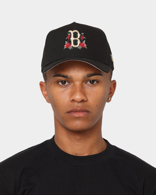 New Era Boston Red Sox 'Floral Logo' 9FORTY K-Frame Snapback Black/Floral