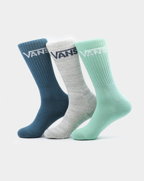 Vans Men's Classic Crew Sock 3 Pack (6.5-9) Jade