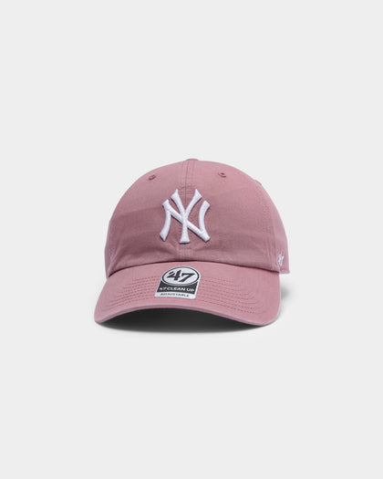 47 Brand New York Yankees Clean Up Strapback Mauve