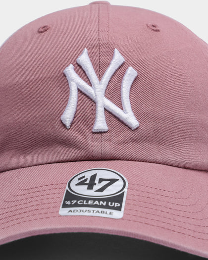 47 Brand New York Yankees Clean Up Strapback Mauve