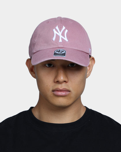 47 Brand New York Yankees Clean Up Strapback Mauve